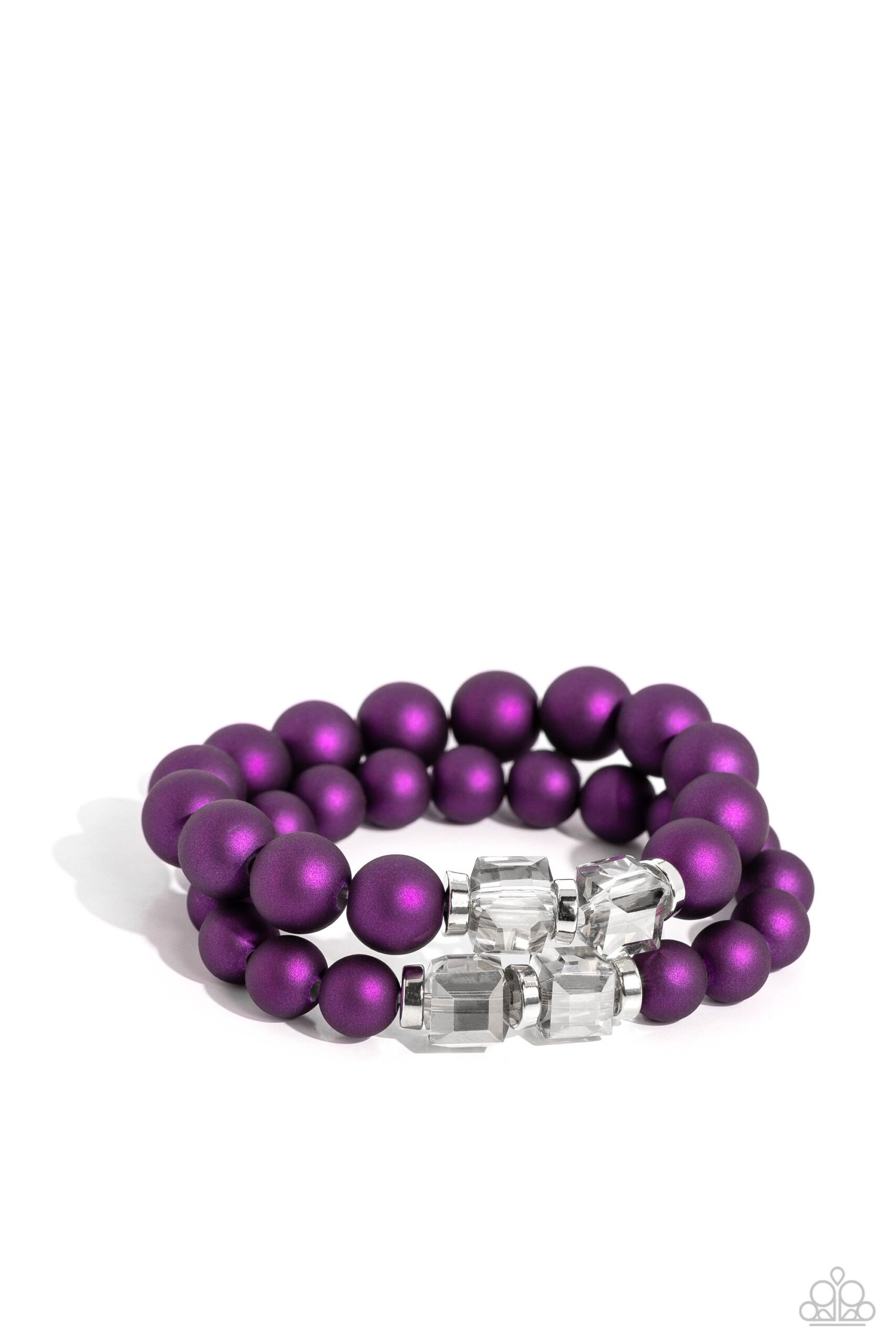 Bracelet - Shopaholic Showdown - Purple