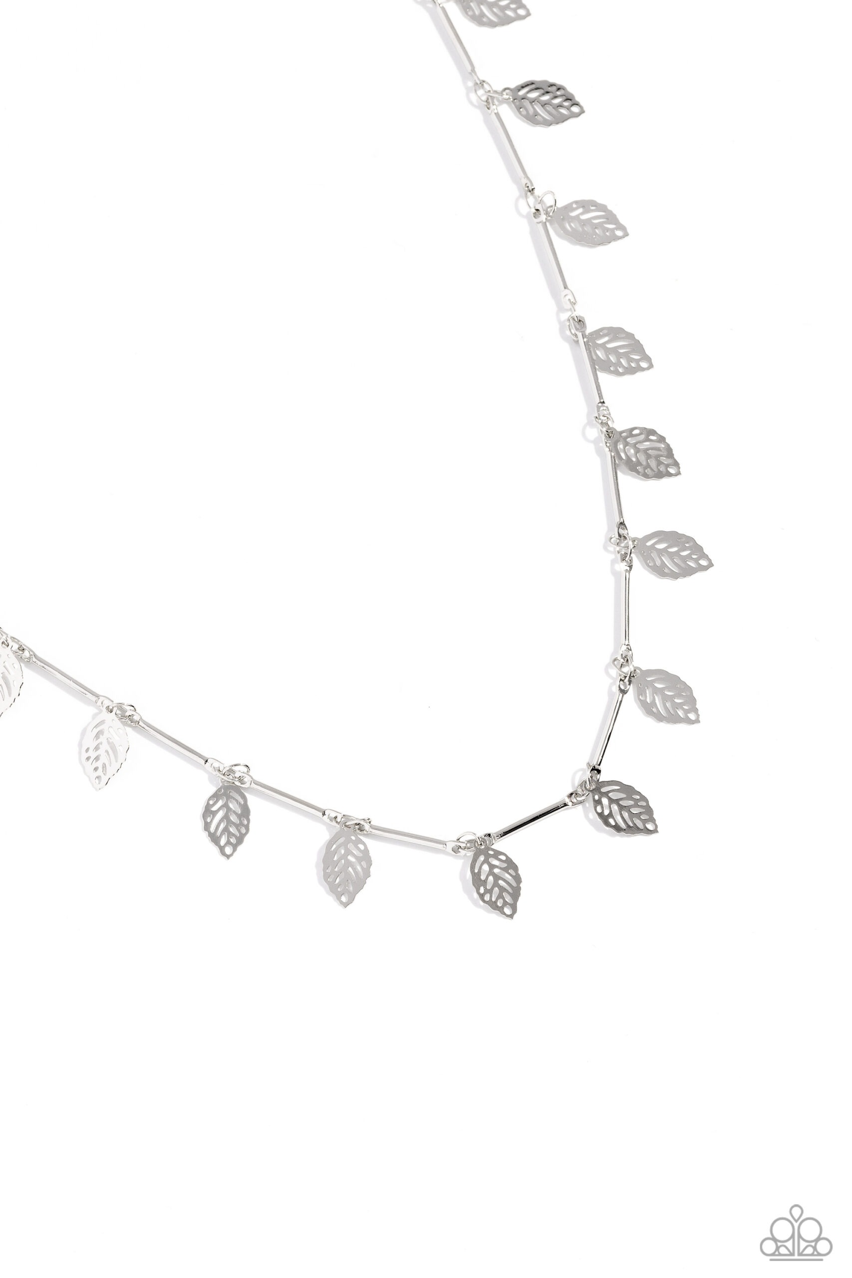Necklace - LEAF a Light On - Silver