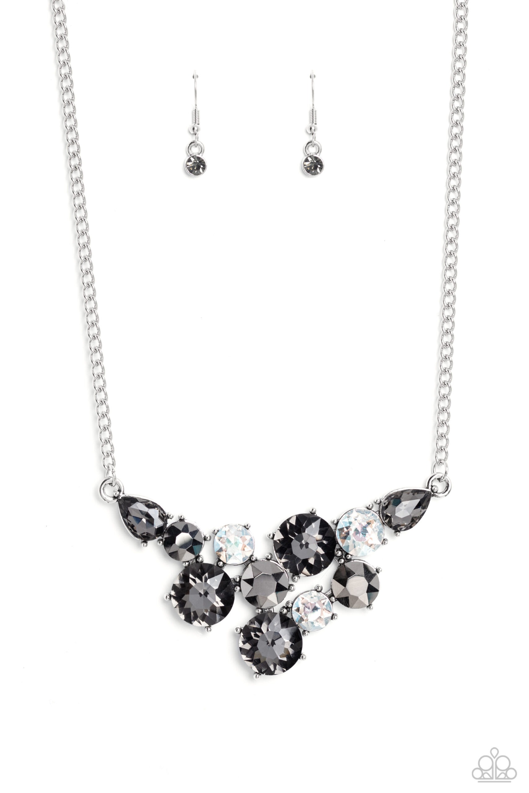 Necklace - Round Royalty - Silver