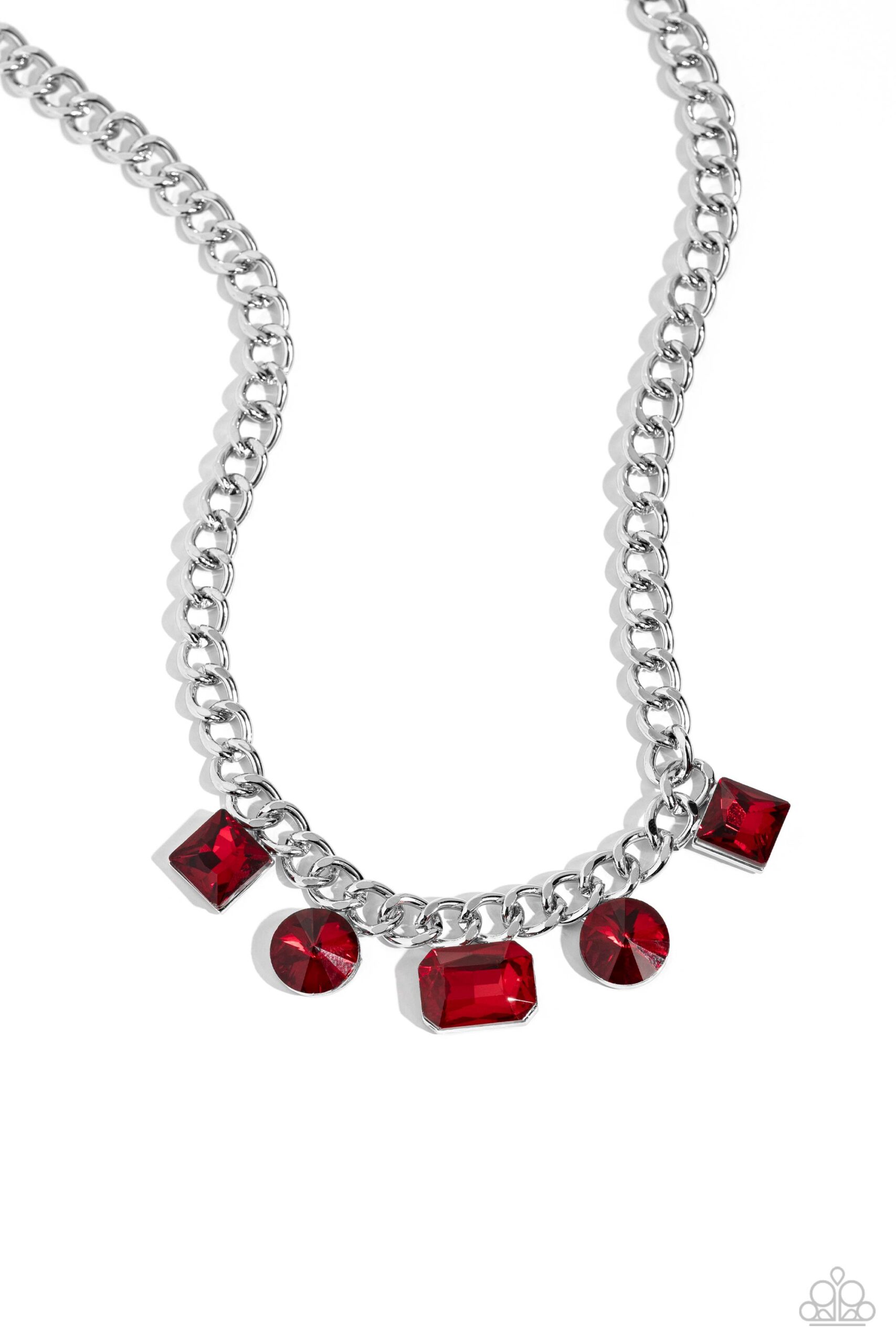 Necklace - Alternating Audacity - Red