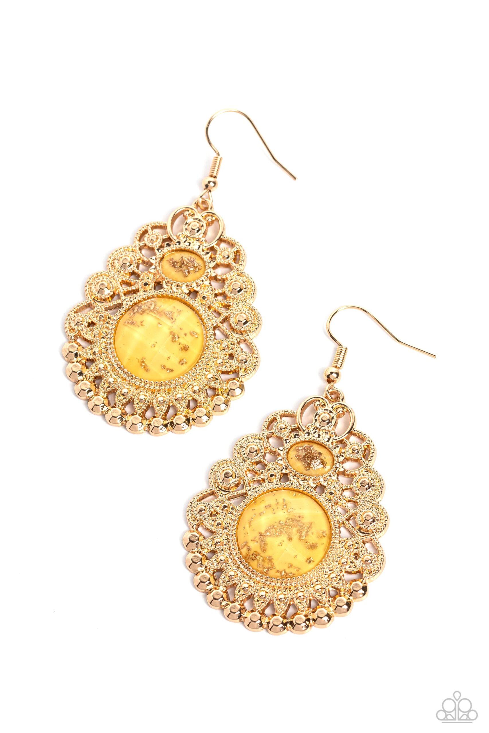Earring - Welcoming Whimsy - Yellow