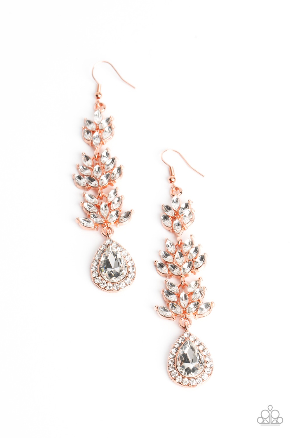 Earring - Water Lily Whimsy - Copper