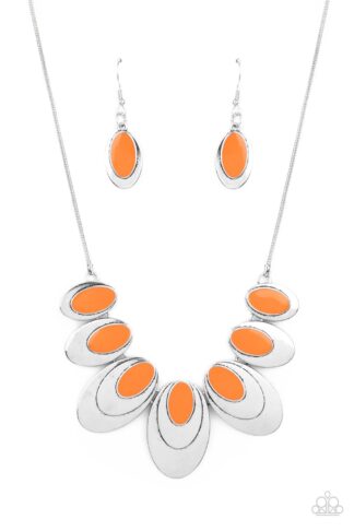Necklace - Endless Eclipse - Orange