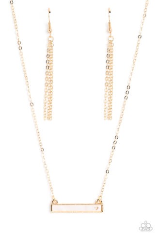 Necklace - Devoted Darling - Gold