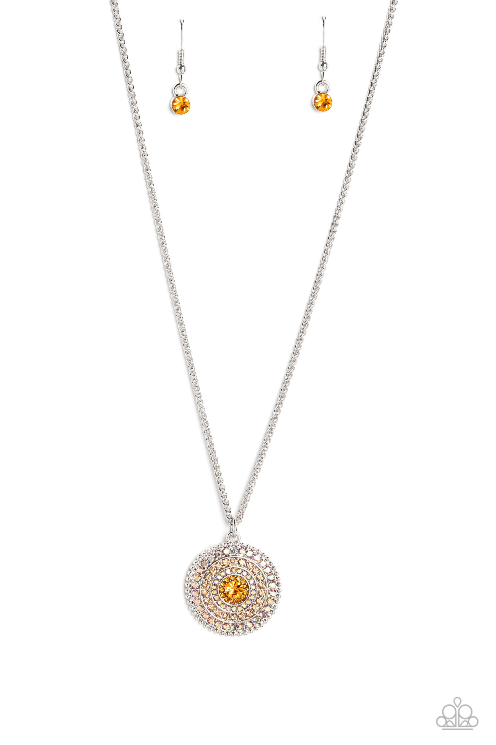 Necklace - Mandala Masterpiece - Orange