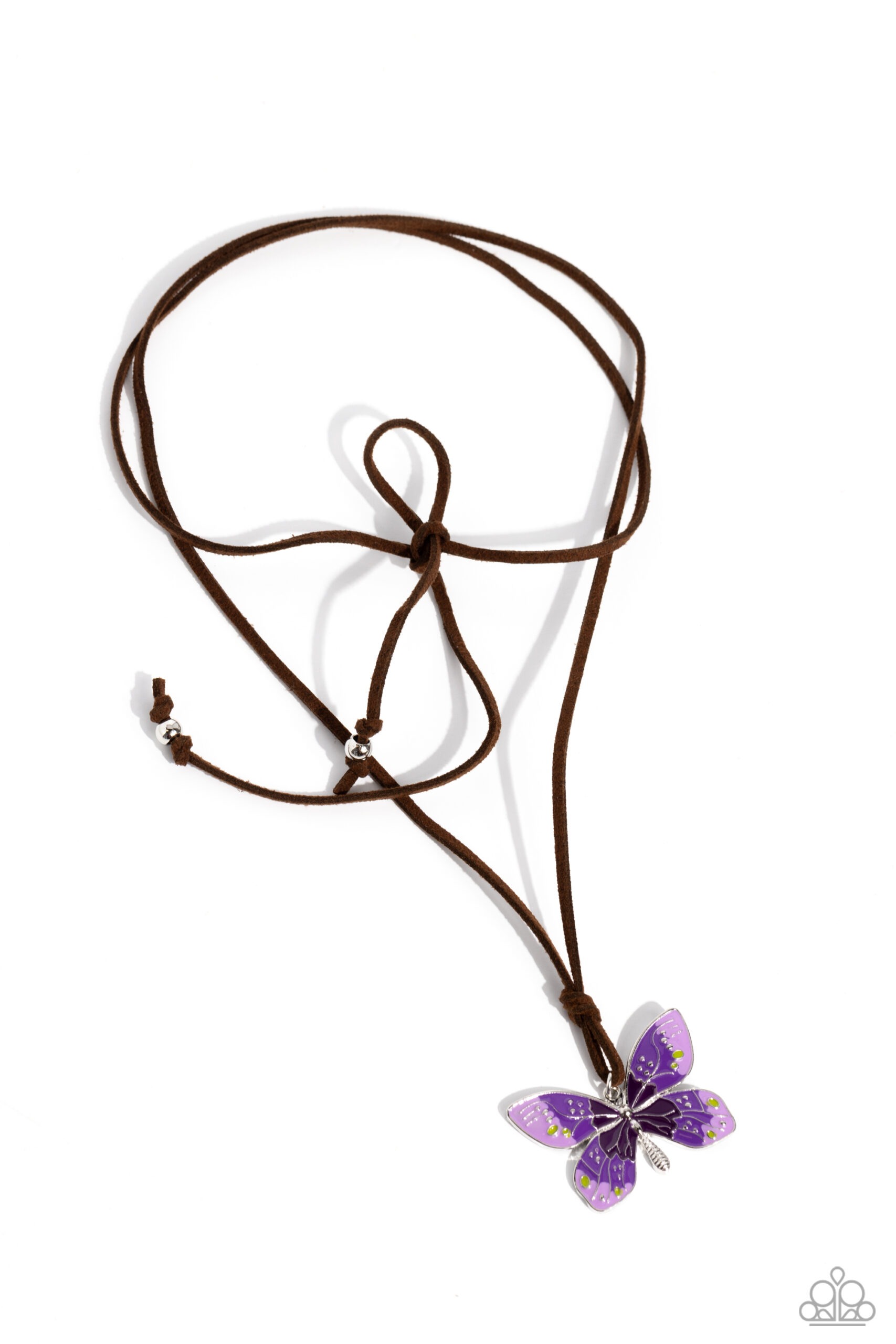 Necklace - Winged Wanderer - Purple