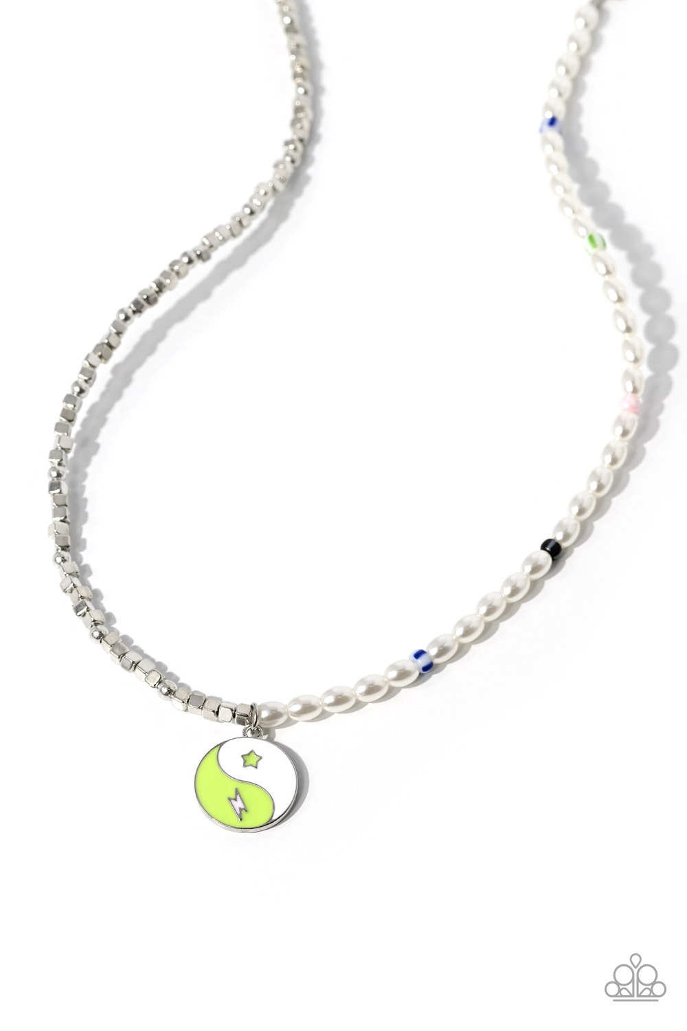 Necklace - Youthful Yin and Yang - Green
