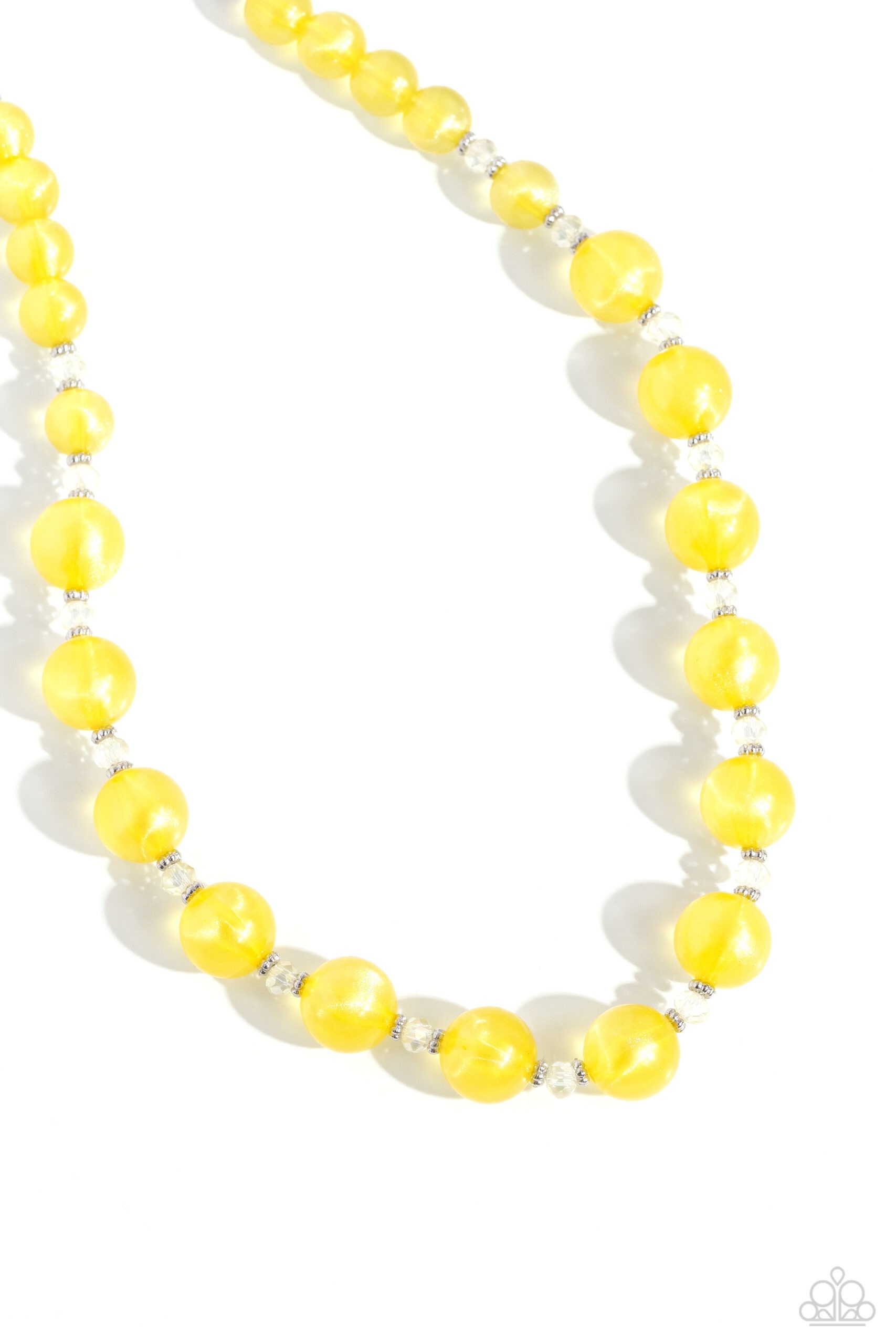 Necklace - Timelessly Tantalizing - Yellow
