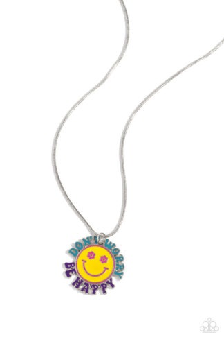Necklace - Dont Worry, Stay Happy - Multi