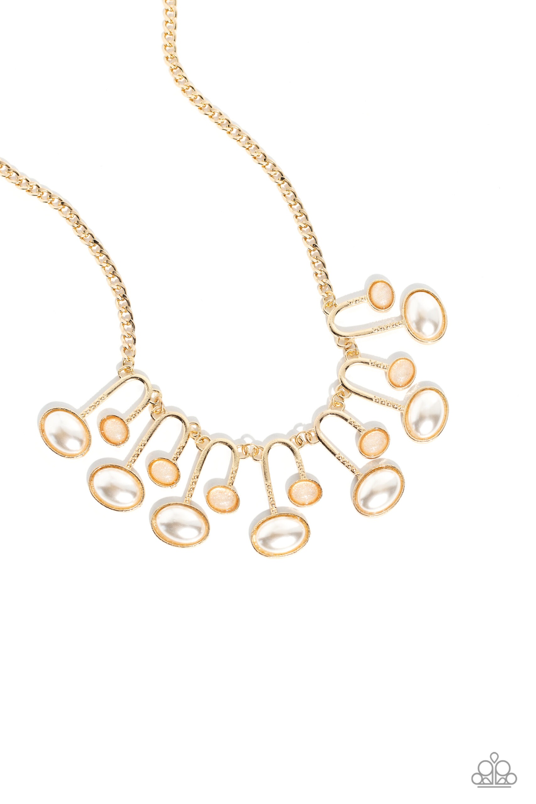 Necklace - Abstract Adornment - Gold