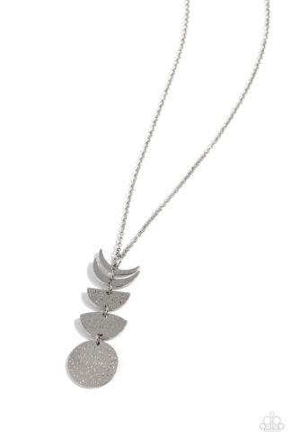 Necklace - Phase Out - Silver