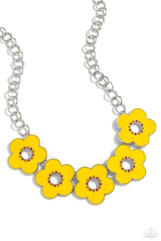 Necklace - Cartoon Couture - Yellow