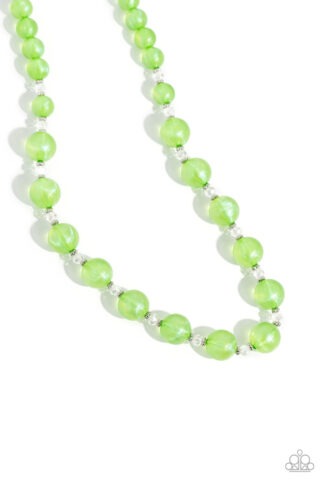 Necklace - Timelessly Tantalizing - Green