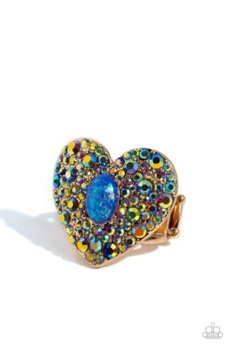 Ring - Bejeweled Beau - Blue