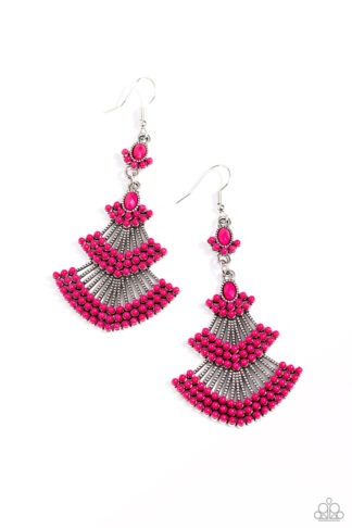 Earring - Eastern Expression - Pink