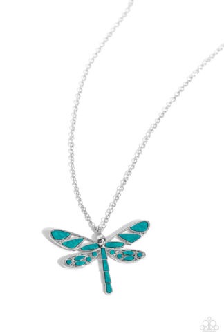 Necklace - FLYING Low - Green