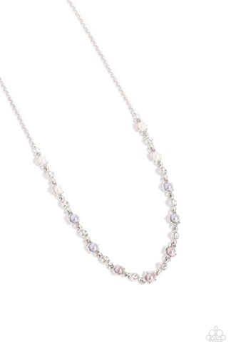 Necklace - Pronged Passion - Silver