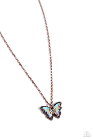 Necklace - Whispering Wings - Copper