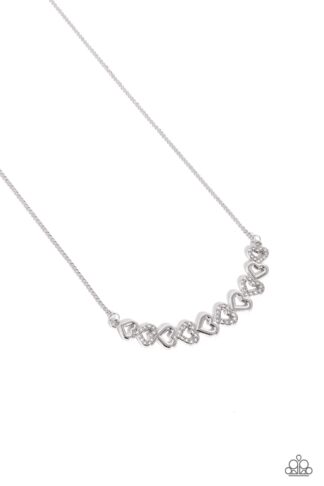 Necklace - Sparkly Suitor - White
