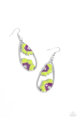 Earring - Airily Abloom - Green