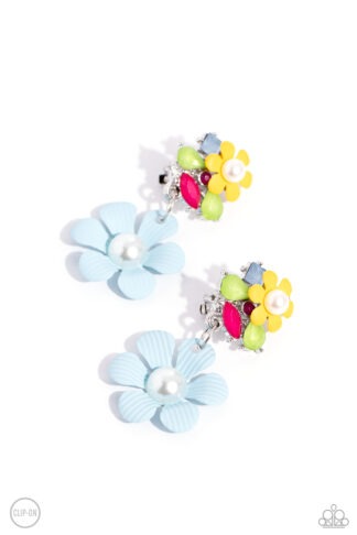 Earring - Festive Florals - Blue